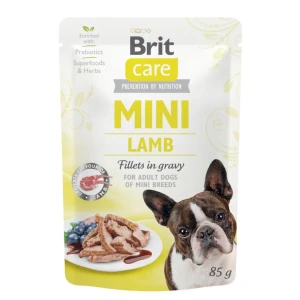 Brit Care Mini Pouch with Lamb Fillets in Gravy 85g